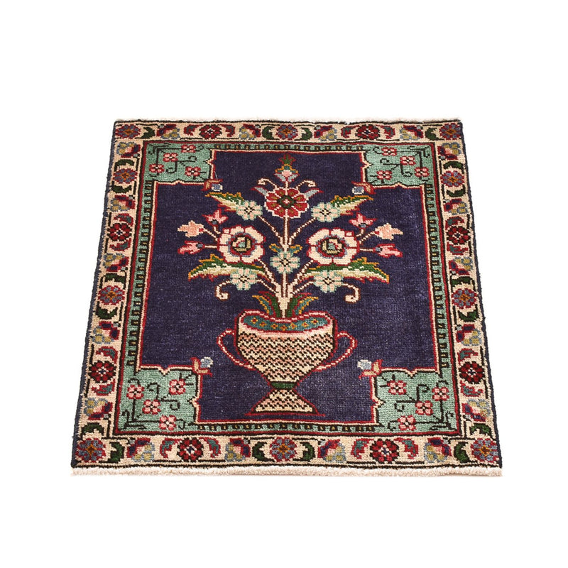 Alfombra persa - Nómada - 60 x 54 cm - multicolor