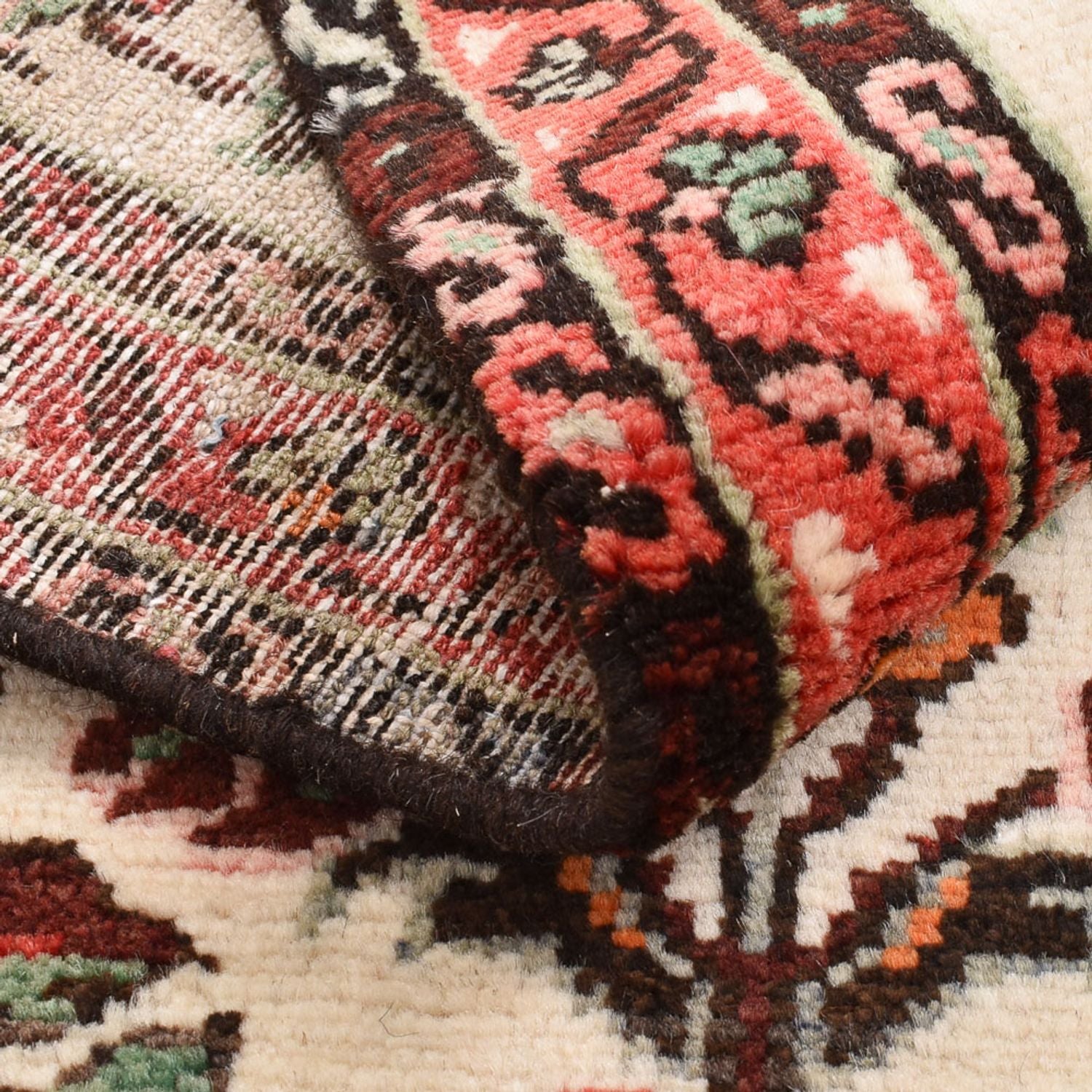 Alfombra persa - Nómada - 98 x 68 cm - multicolor
