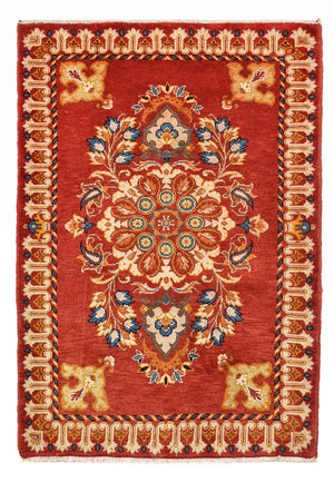 Alfombra persa - Nómada - 96 x 67 cm - rojo