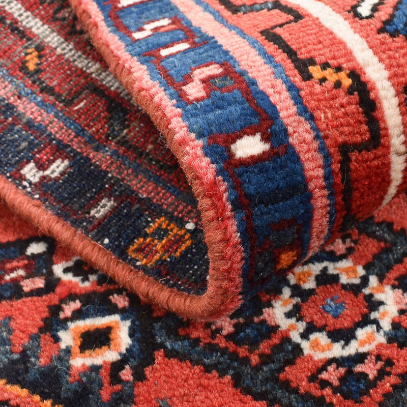 Alfombra persa - Nómada - 93 x 49 cm - rojo oscuro