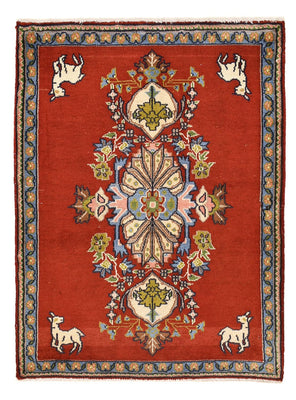 Alfombra persa - Nómada - 82 x 62 cm - rojo