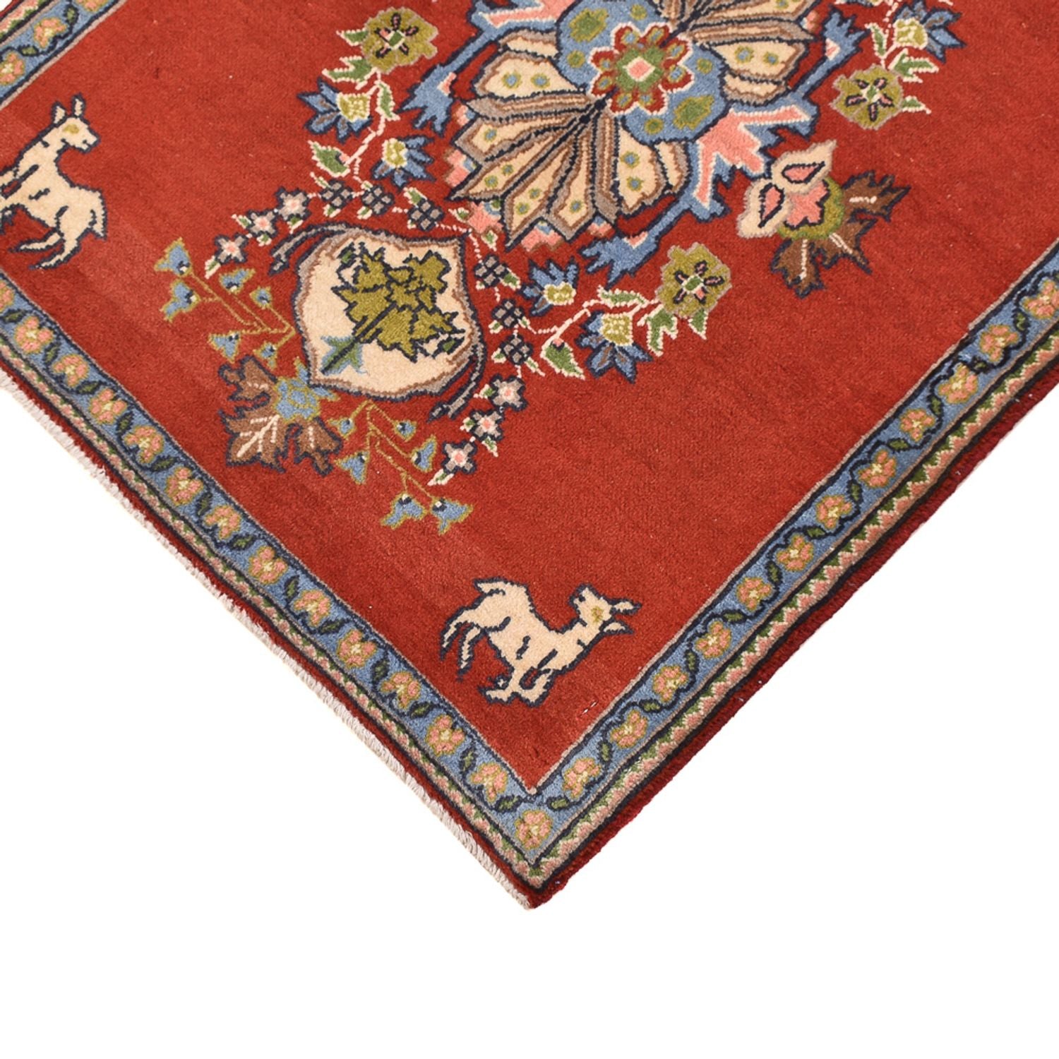 Alfombra persa - Nómada - 82 x 62 cm - rojo