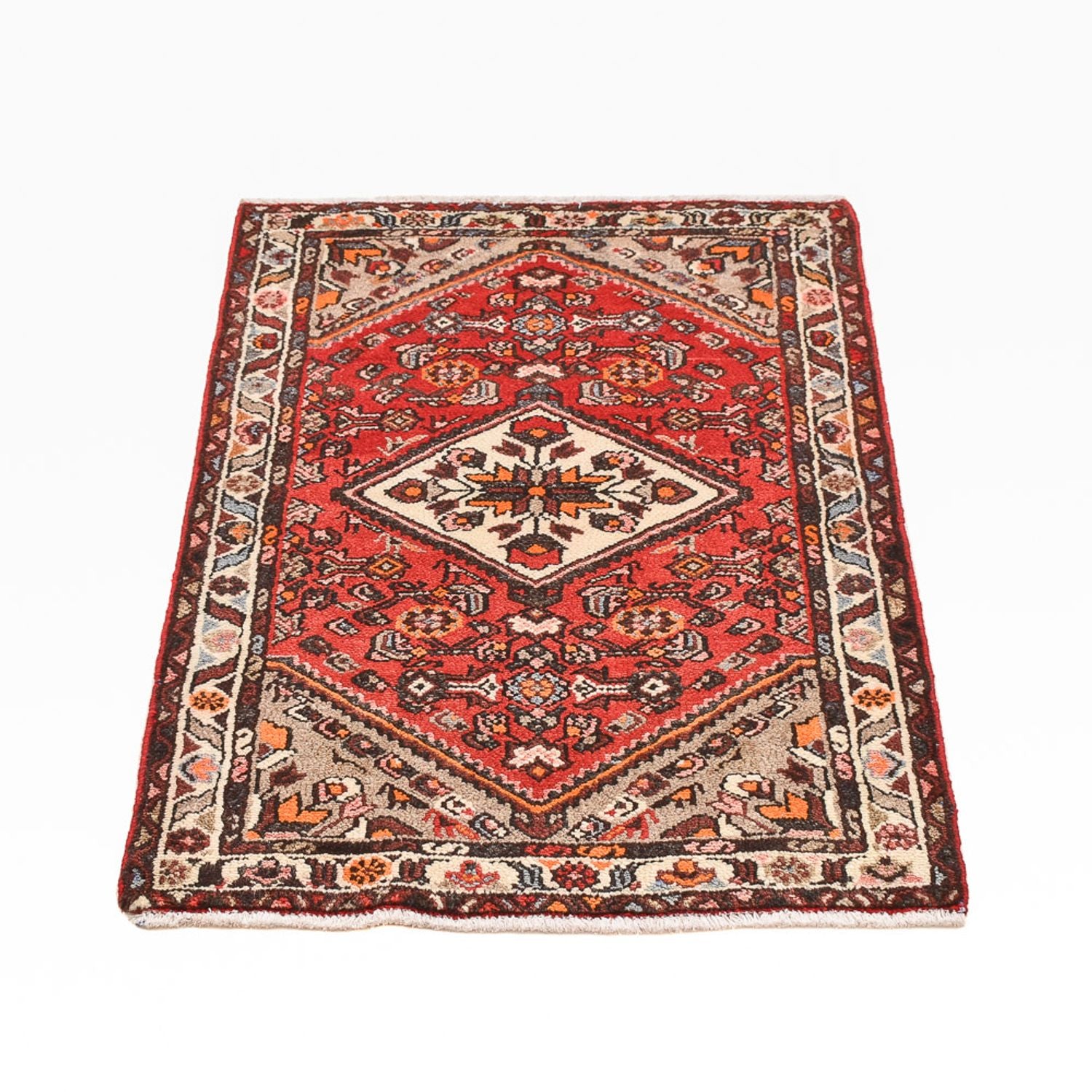Alfombra persa - Nómada - 93 x 68 cm - rojo