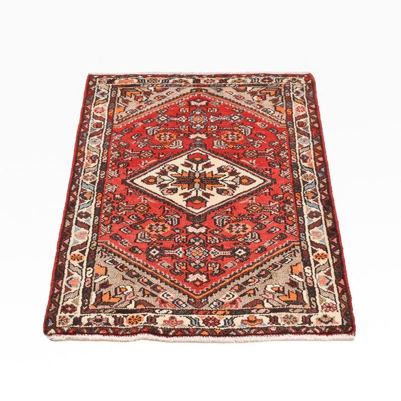 Alfombra persa - Nómada - 93 x 68 cm - rojo