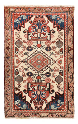 Alfombra persa - Nómada - 90 x 55 cm - multicolor