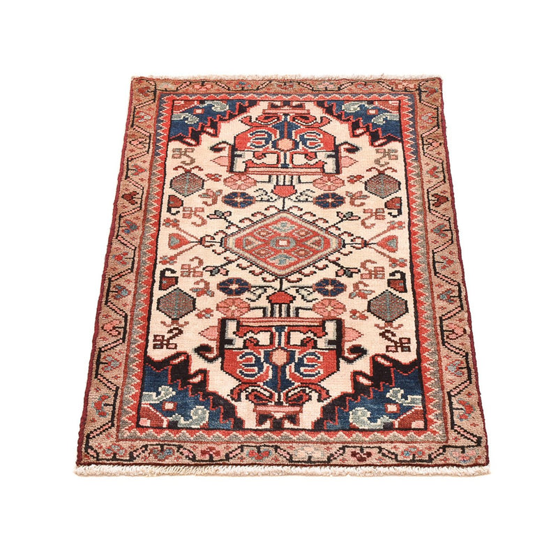 Alfombra persa - Nómada - 90 x 55 cm - multicolor
