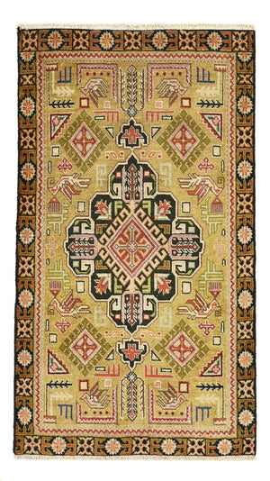 Alfombra persa - Nómada - 92 x 54 cm - arena