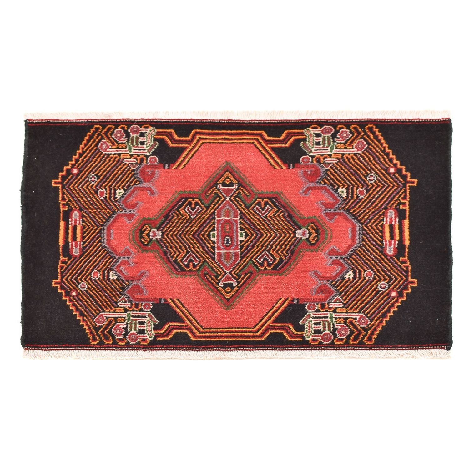 Alfombra persa - Nómada - 70 x 47 cm - rojo
