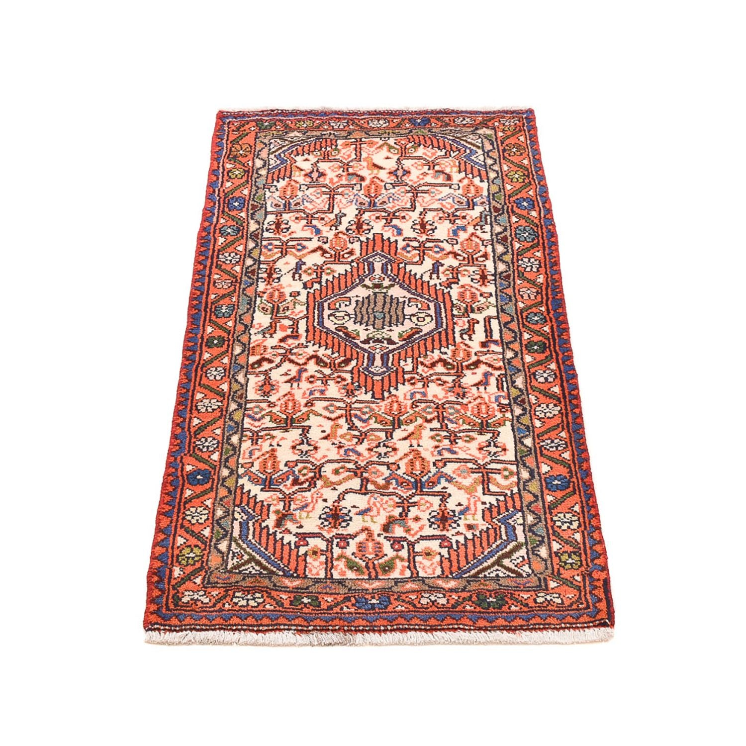 Alfombra persa - Nómada - 101 x 54 cm - multicolor