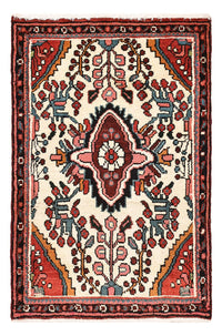 Alfombra persa - Nómada - 96 x 64 cm - multicolor