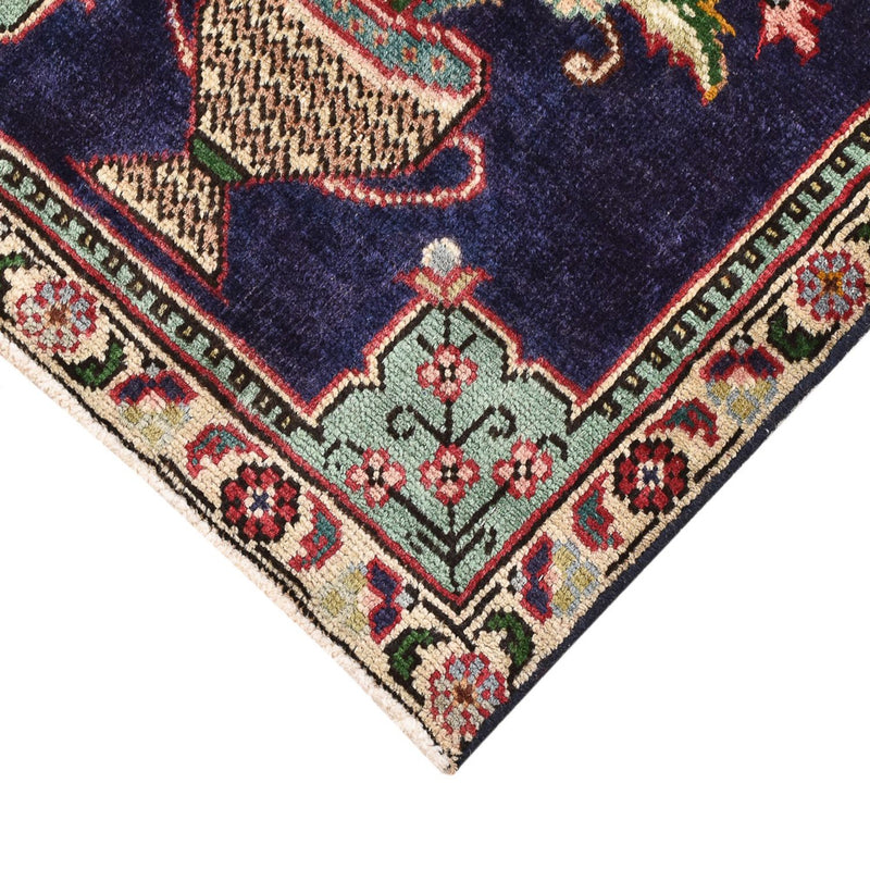 Alfombra persa - Nómada - 63 x 55 cm - multicolor
