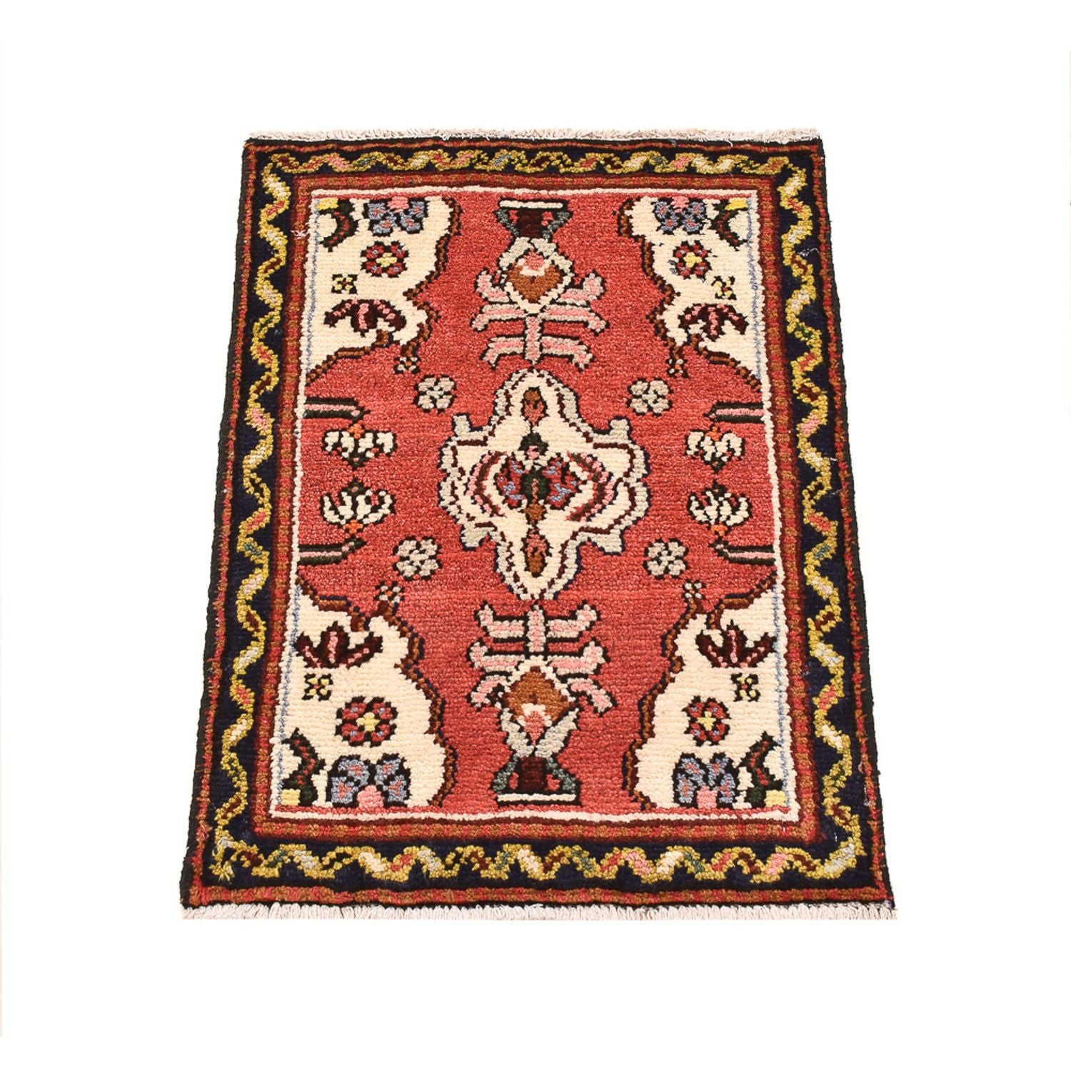 Alfombra persa - Nómada - 62 x 44 cm - rojo