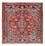 Alfombra persa - Nómada cuadrado  - 67 x 67 cm - rojo