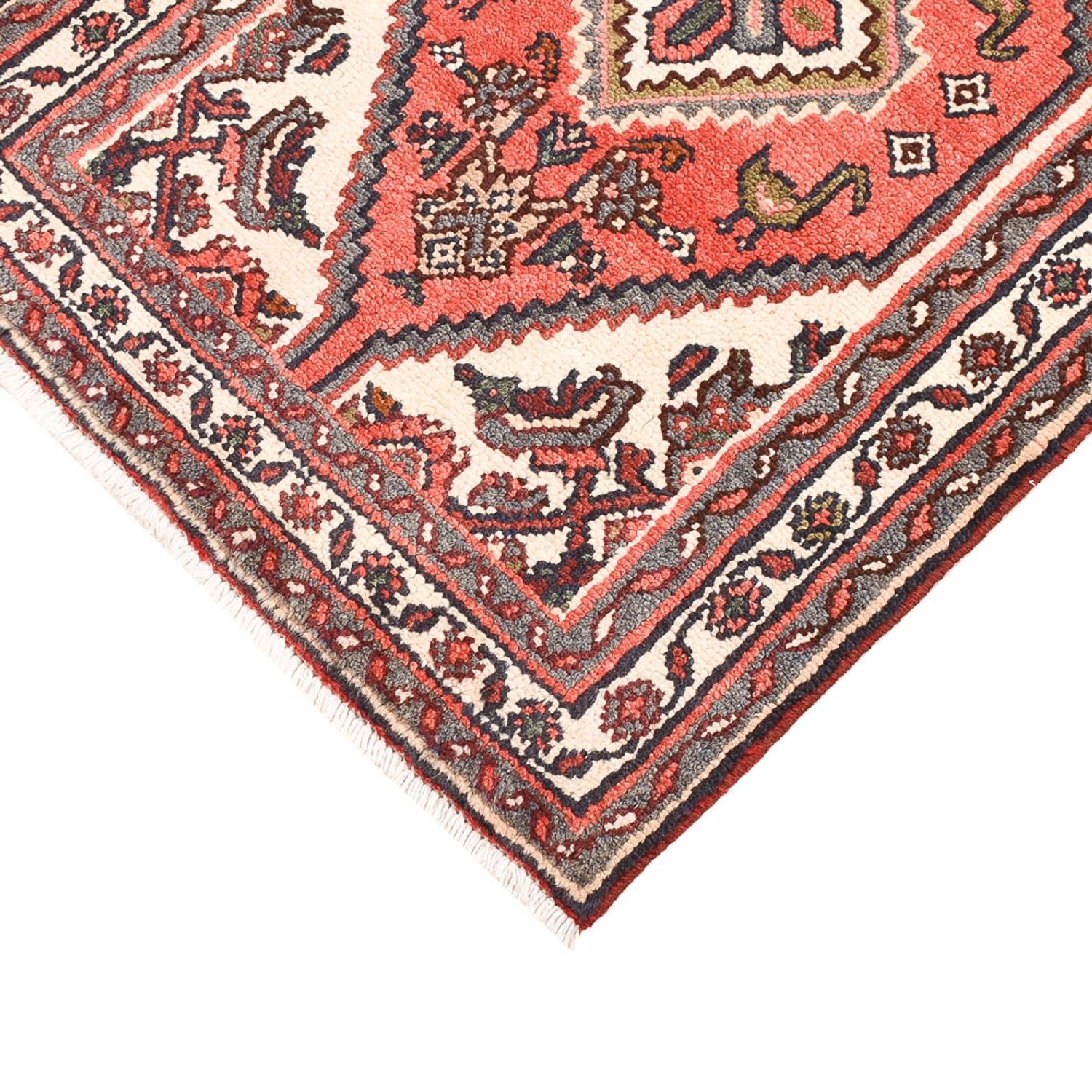 Alfombra persa - Nómada - 96 x 70 cm - rojo