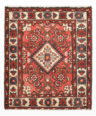 Alfombra persa - Nómada - 80 x 66 cm - rojo