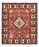 Alfombra persa - Nómada - 80 x 66 cm - rojo