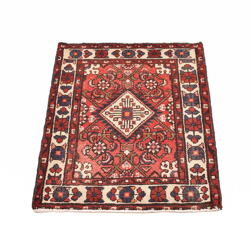 Alfombra persa - Nómada - 80 x 66 cm - rojo