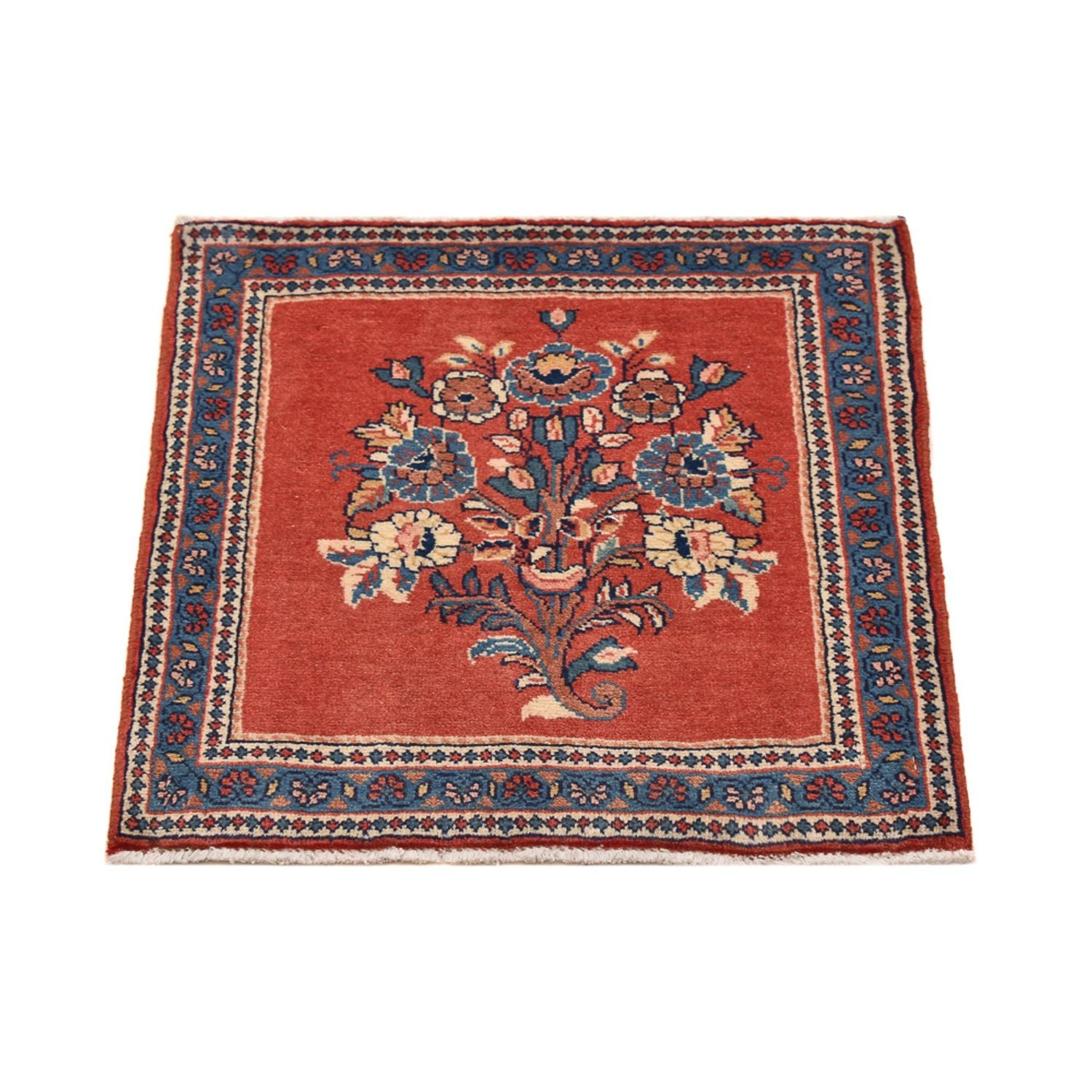 Alfombra persa - Nómada - 54 x 54 cm - rojo