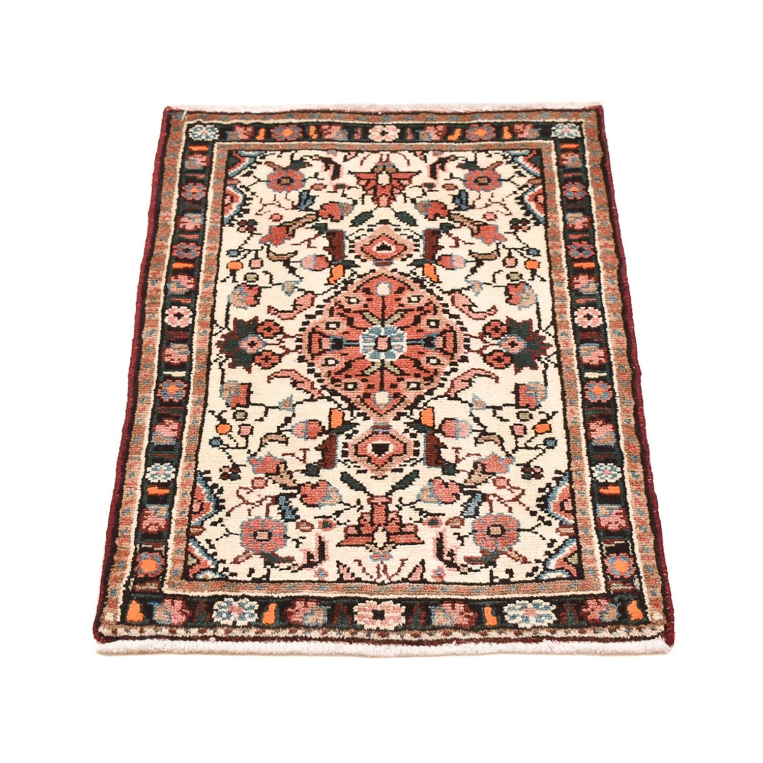 Alfombra persa - Nómada - 75 x 53 cm - multicolor