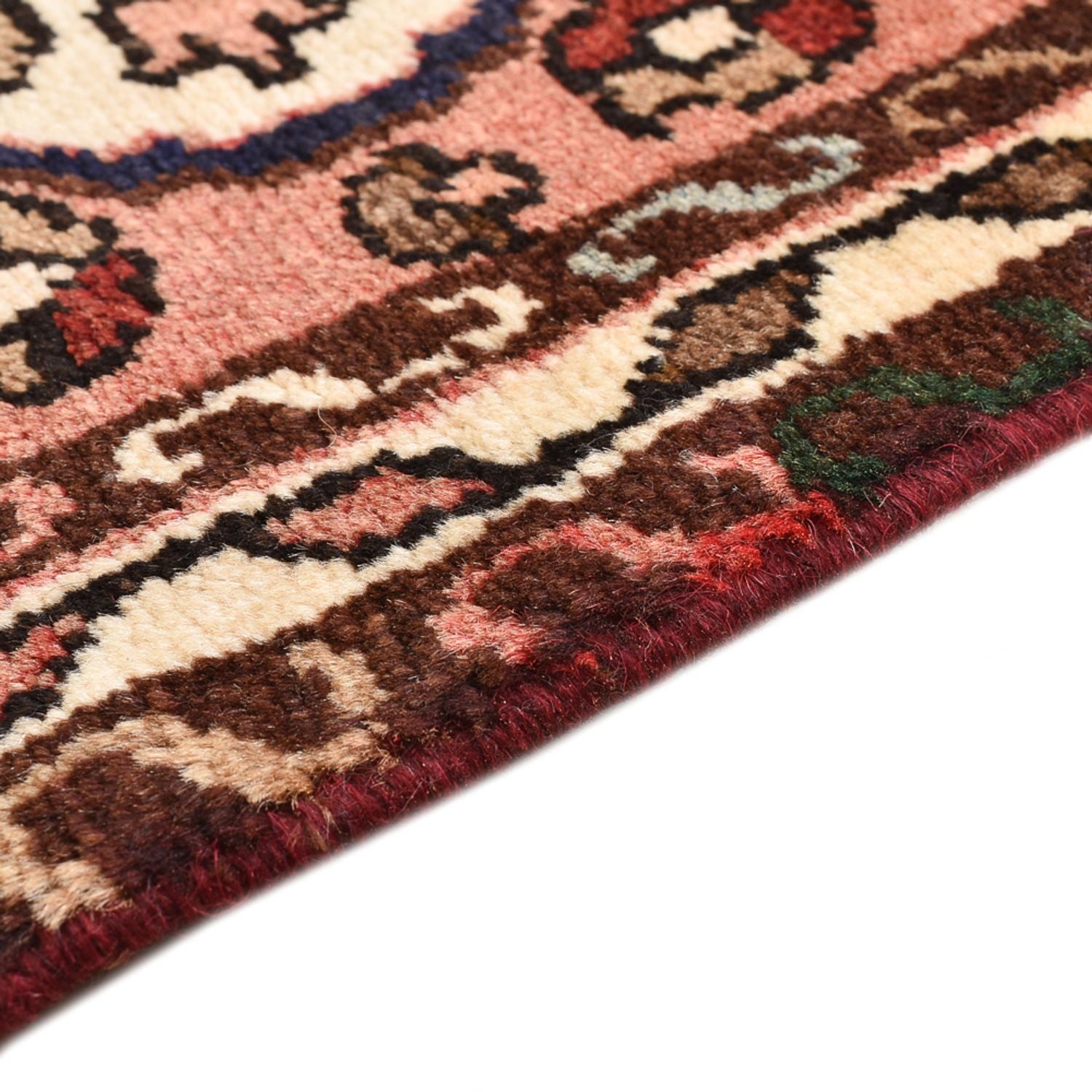 Alfombra persa - Nómada - 105 x 59 cm - rojo claro