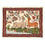 Alfombra persa - Nómada - 62 x 46 cm - multicolor