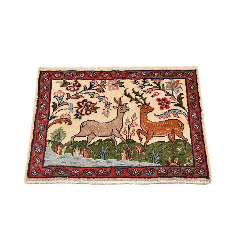 Alfombra persa - Nómada - 62 x 46 cm - multicolor