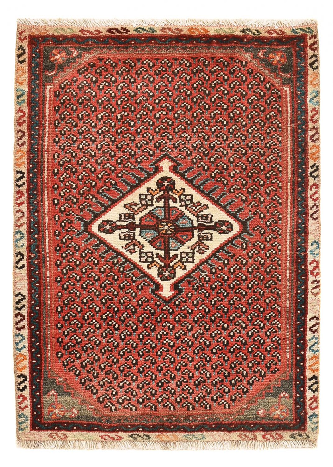 Alfombra persa - Nómada - 81 x 61 cm - óxido