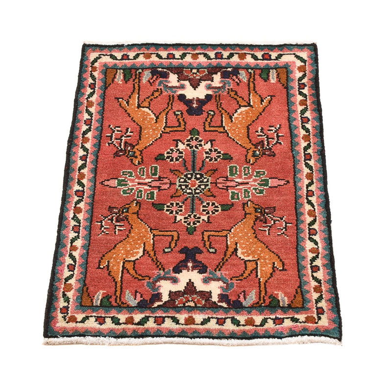 Alfombra persa - Nómada - 71 x 50 cm - rojo