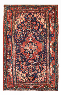 Alfombra persa - Nómada - 100 x 66 cm - rosa
