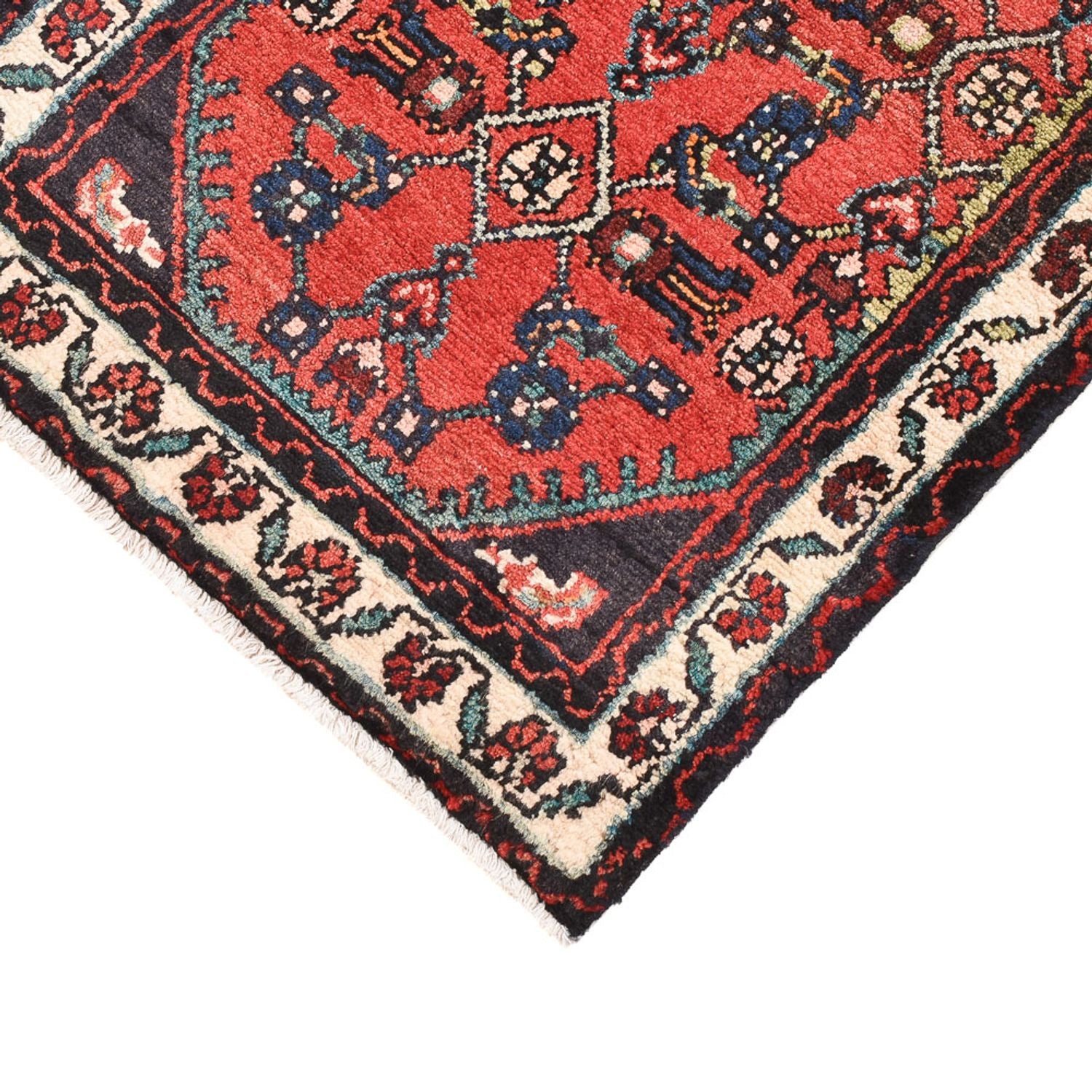 Alfombra persa - Nómada - 96 x 56 cm - rojo