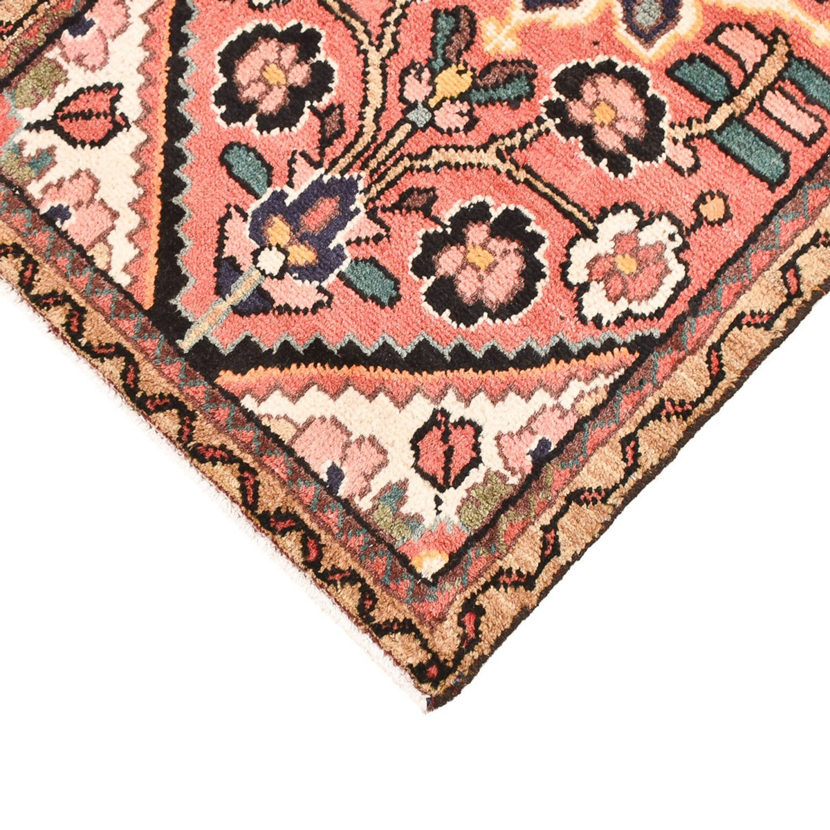 Alfombra persa - Nómada - 100 x 54 cm - rojo claro