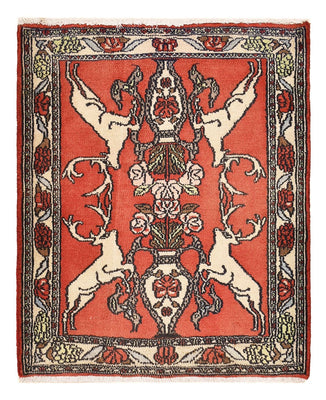 Alfombra persa - Nómada - 78 x 67 cm - rojo