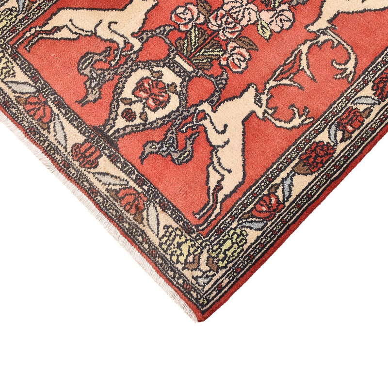 Alfombra persa - Nómada - 78 x 67 cm - rojo