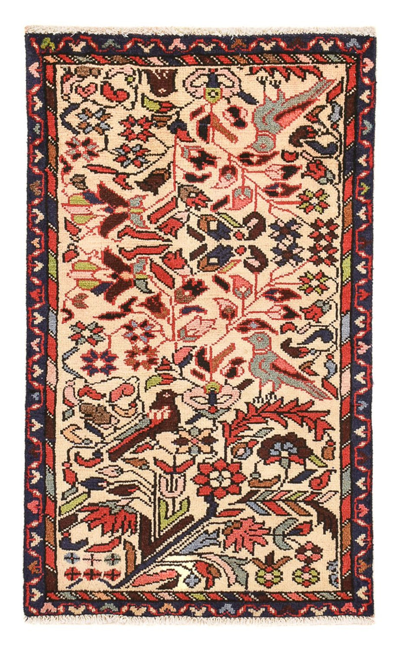 Alfombra persa - Nómada - 94 x 55 cm - multicolor