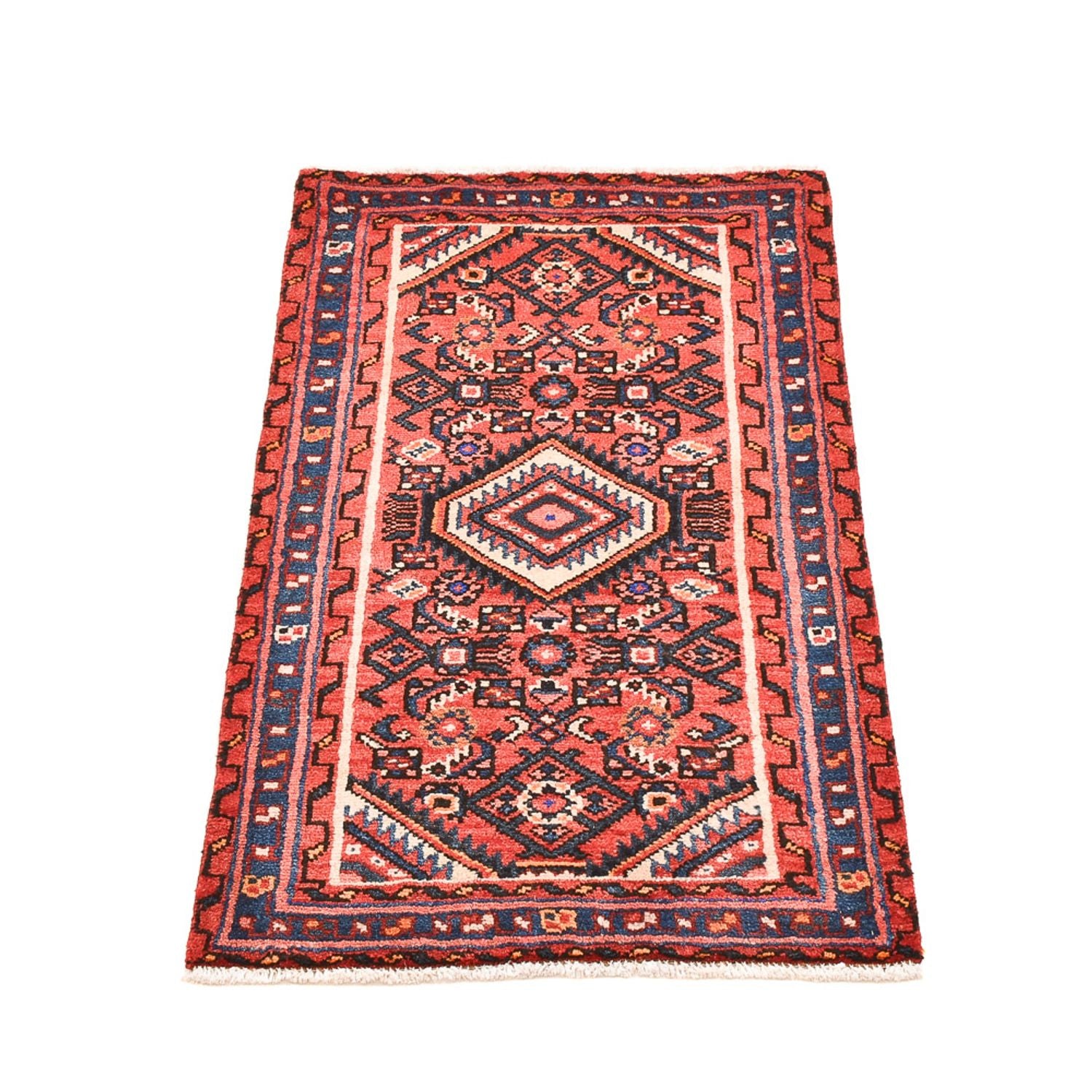Alfombra persa - Nómada - 97 x 60 cm - rojo