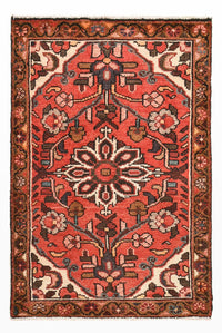 Alfombra persa - Nómada - 89 x 59 cm - rojo