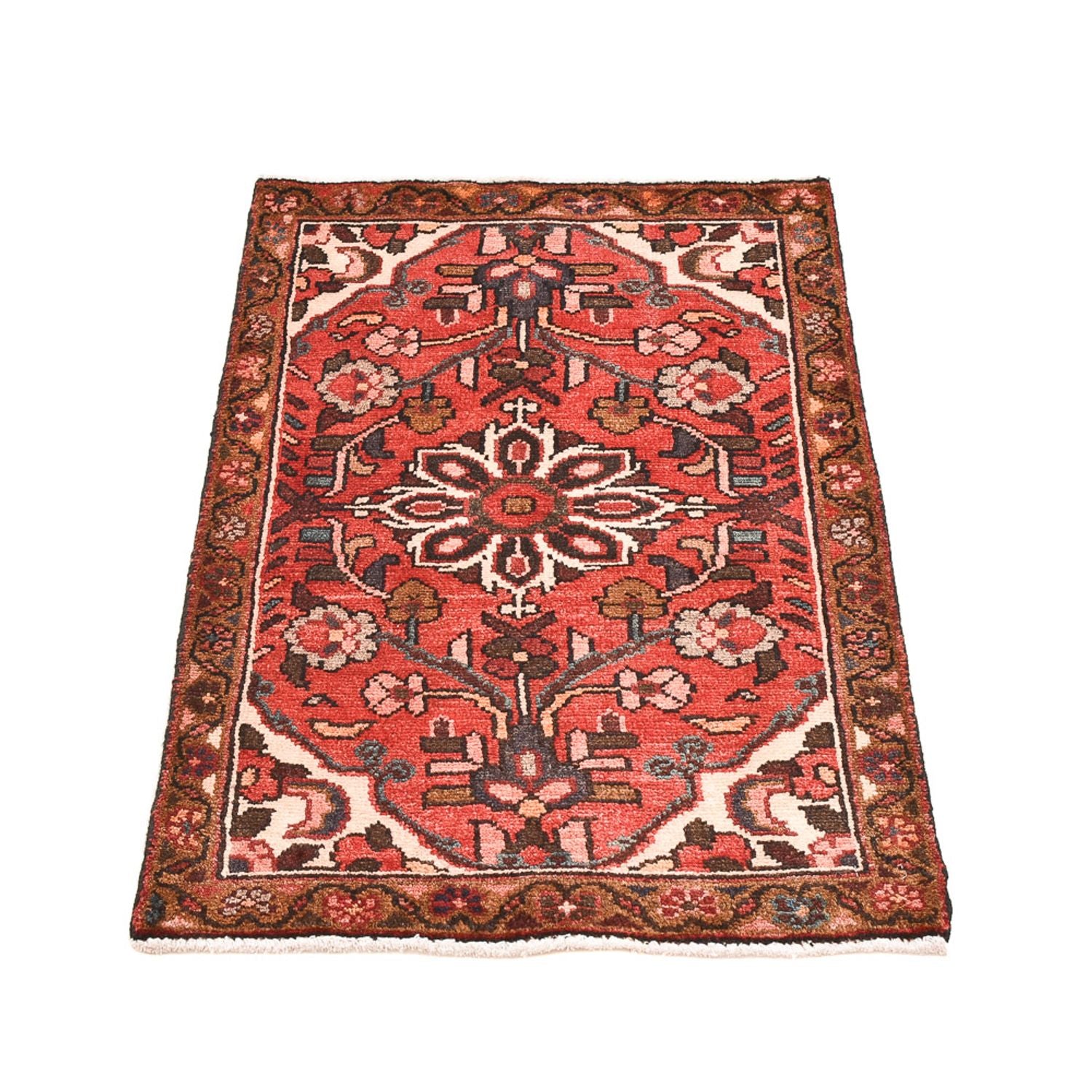 Alfombra persa - Nómada - 89 x 59 cm - rojo