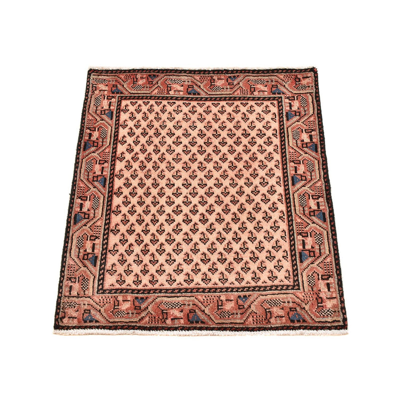 Alfombra persa - Nómada - 72 x 60 cm - rosa