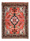 Alfombra persa - Nómada - 70 x 50 cm - rojo claro