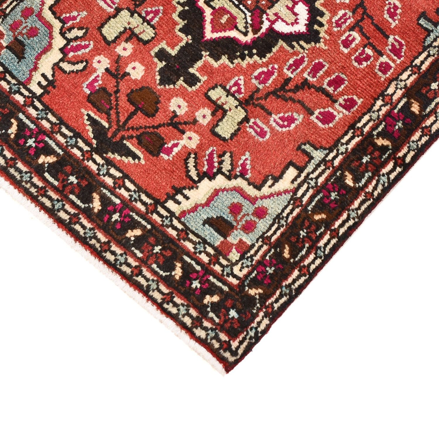 Alfombra persa - Nómada - 70 x 50 cm - rojo claro