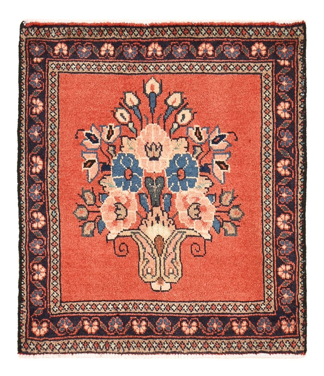 Alfombra persa - Nómada - 55 x 49 cm - rojo