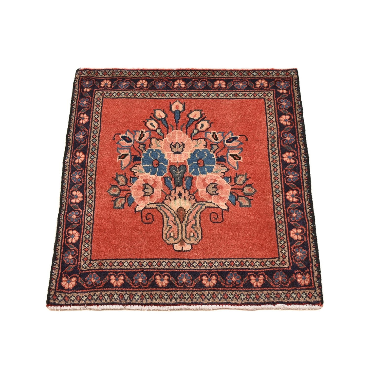 Alfombra persa - Nómada - 55 x 49 cm - rojo