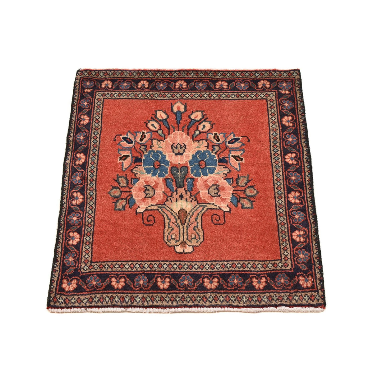 Alfombra persa - Nómada - 55 x 49 cm - rojo