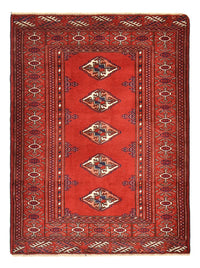Alfombra Turkaman - 115 x 87 cm - rojo