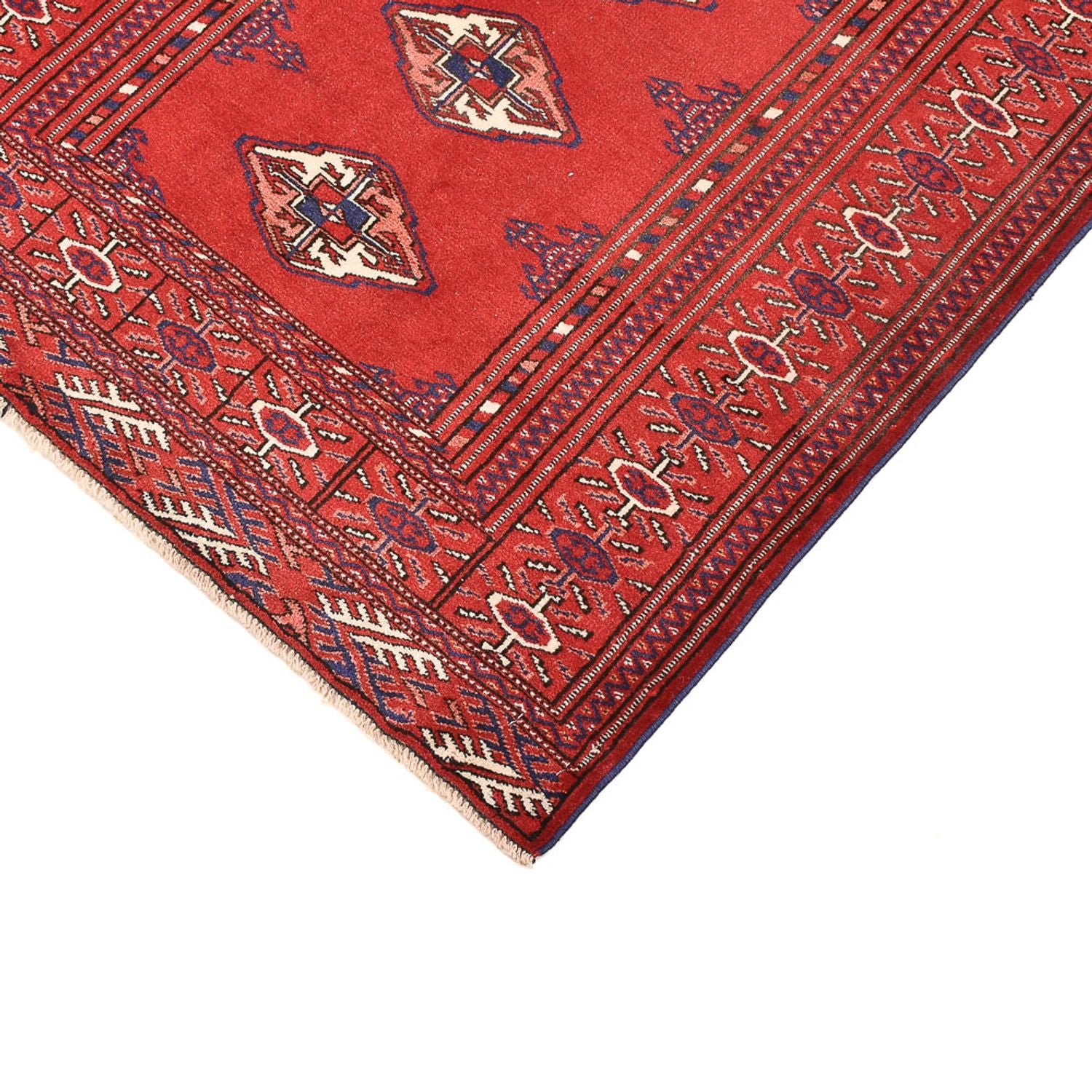 Alfombra Turkaman - 115 x 87 cm - rojo