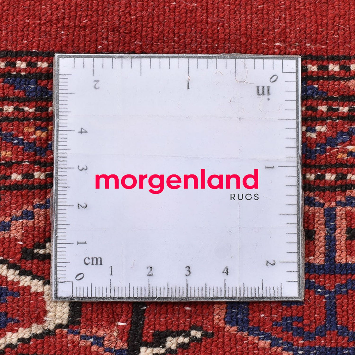 Alfombra Turkaman - 115 x 87 cm - rojo