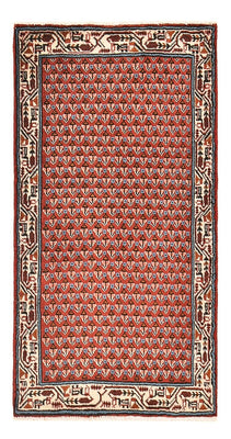 Alfombra persa - Mir - 123 x 63 cm - óxido