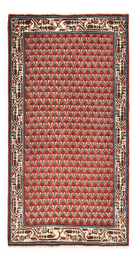 Alfombra persa - Mir - 123 x 63 cm - óxido