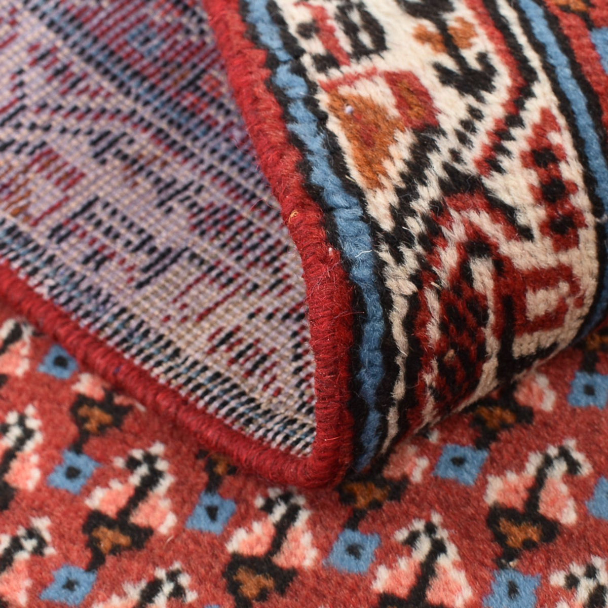 Alfombra persa - Mir - 123 x 63 cm - óxido