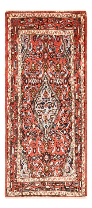 Alfombra persa - Nómada - 141 x 63 cm - rojo